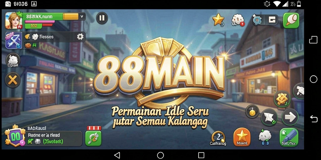 Tampilan gameplay menarik dari 88MAIN yang menggambarkan aksi Idle.
