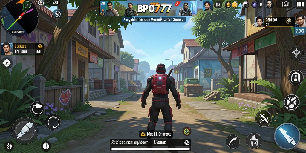 Tampilan gameplay menarik dari BPO777 yang menampilkan berbagai skenario simulation.