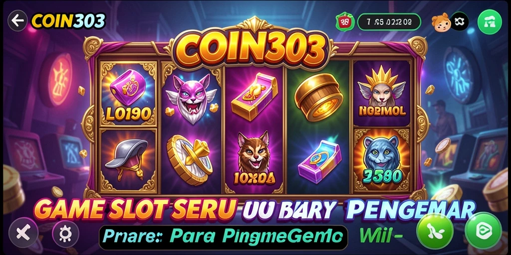 Tampilan menarik dari gameplay Slot COIN303 yang mengasyikkan.