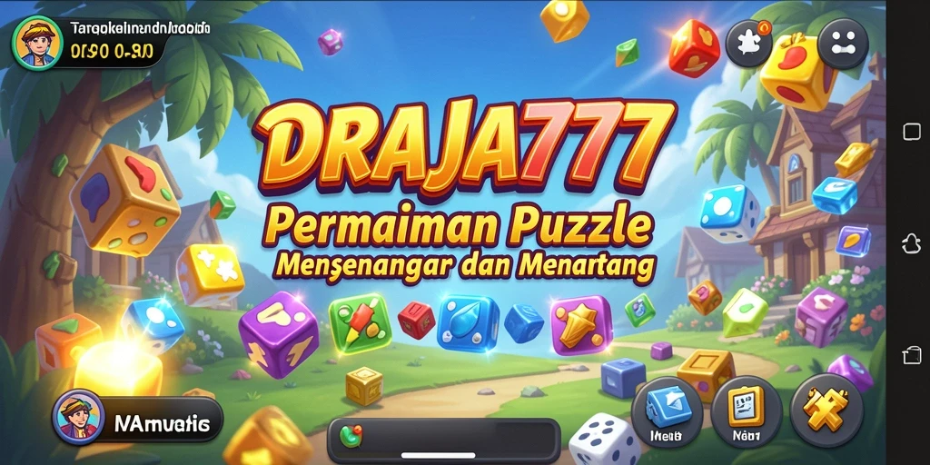 Tampilan gameplay menantang dari DRAJA777 yang memicu adrenalin.