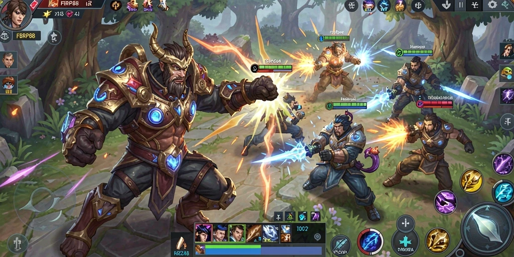 Tampilan gameplay yang intens dan menarik di FBRP88.
