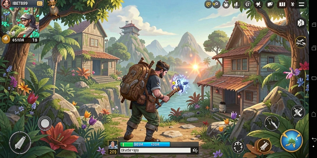Tampilan gameplay seru di dunia terbuka IBET899.