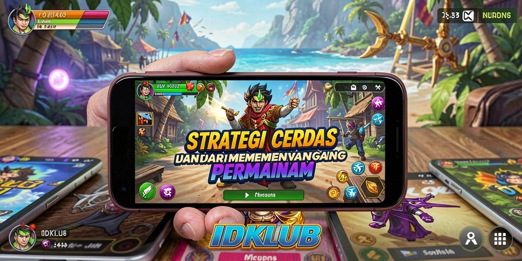 Screenshot gameplay IDKLUB menampilkan aksi strategi yang mendebarkan.