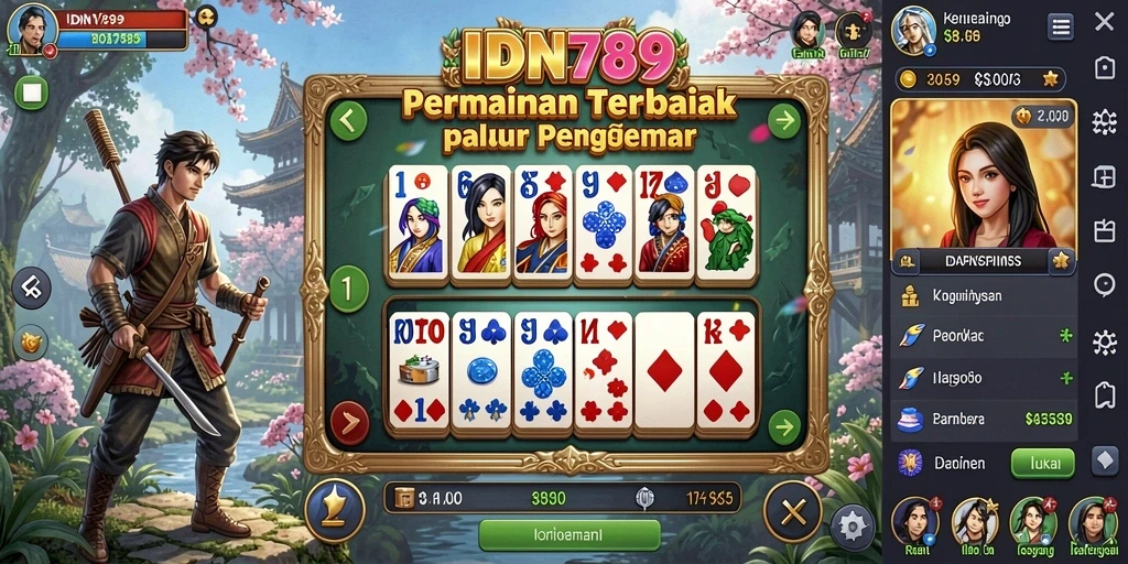 Tampilan gameplay IDN789 yang menarik dan interaktif dalam permainan Domino.