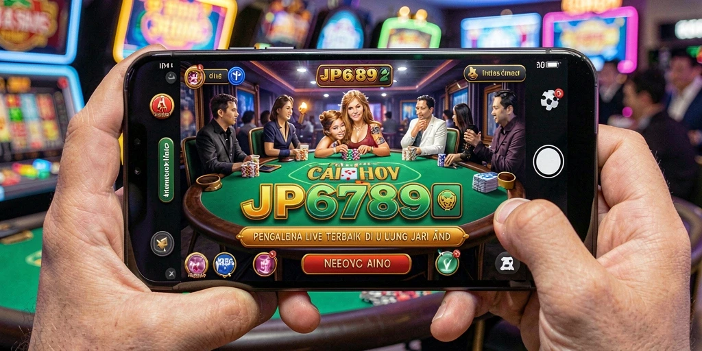 Tampilan gameplay Live Casino JP6789 yang mendebarkan dan interaktif.
