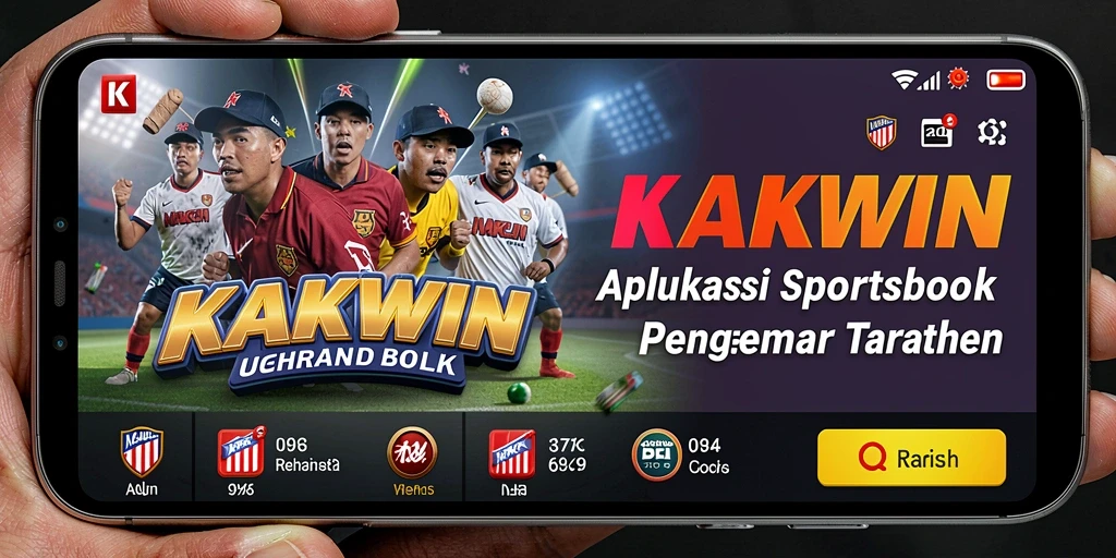 Tampilan antarmuka KAKWIN saat pengguna memasang taruhan olahraga.