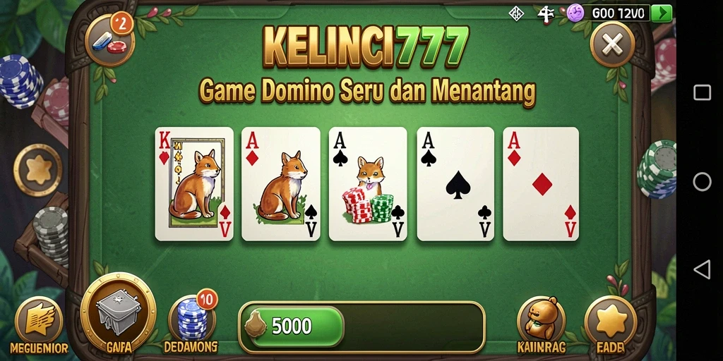 Tampilan menarik gameplay seru dalam KELINCI777.