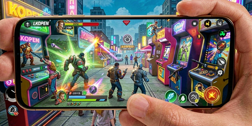 Tampilkan gameplay LKOPEN yang seru dan penuh tantangan.