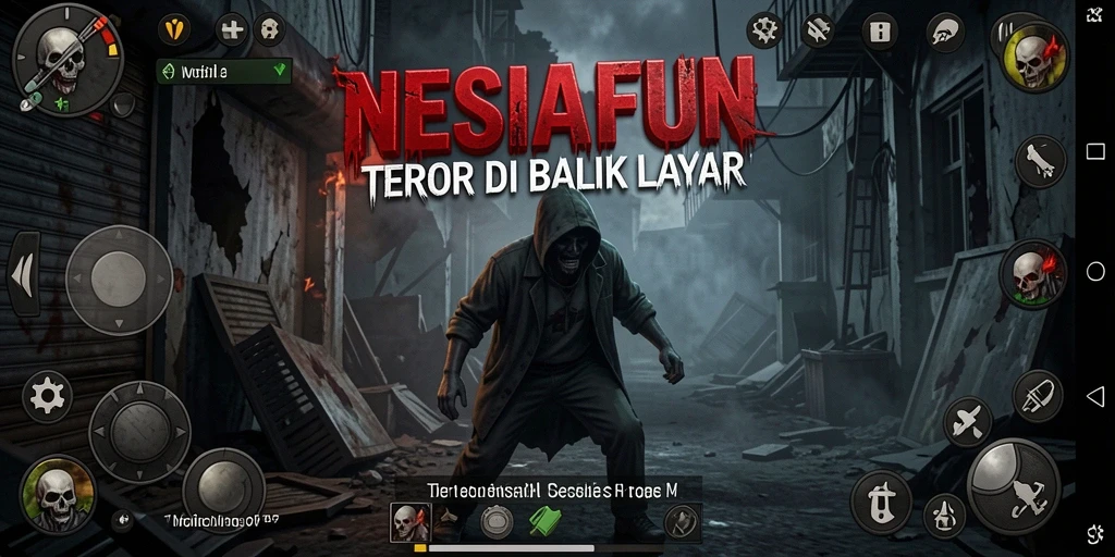Gameplay menegangkan NESIAFUN yang membuat jantung berdebar.