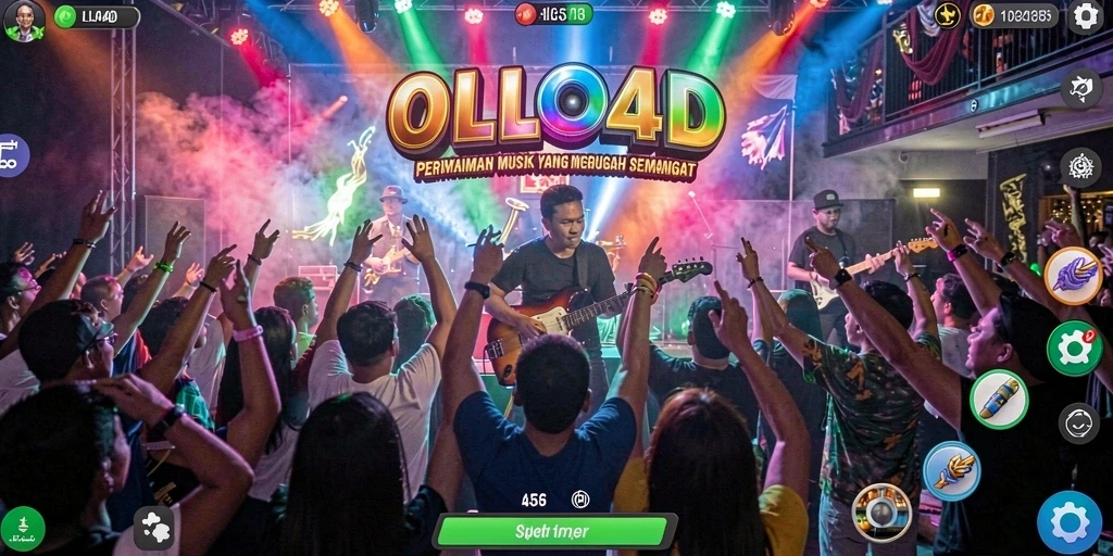 Tampilan menarik gameplay OLLO4D yang penuh warna dan interaktif.