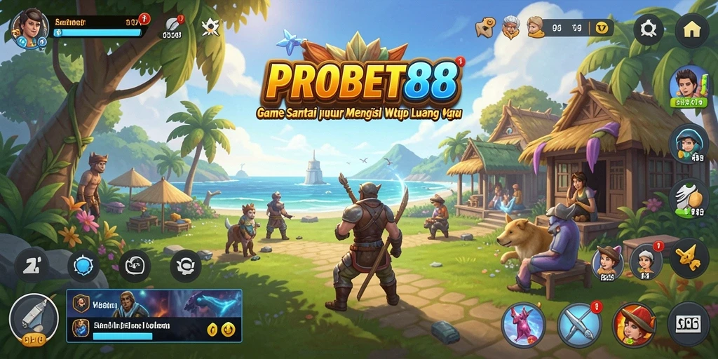 Tampilan gameplay PROBET88 yang seru dan interaktif untuk para pemain Casual.