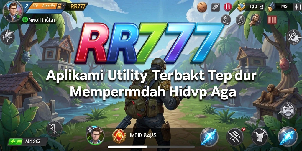 Screenshot utama RR777 yang menunjukkan antarmuka aplikasi Utility.