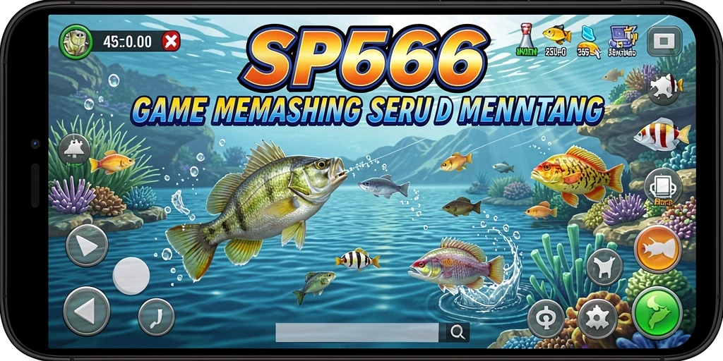 Screenshot dari gameplay SP666 yang memperlihatkan pengalaman memancing yang menawan.