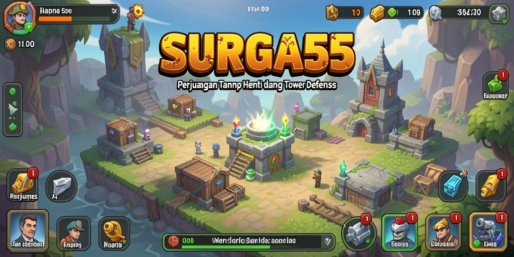 Gameplay seru Tower Defense dengan grafis yang menarik.