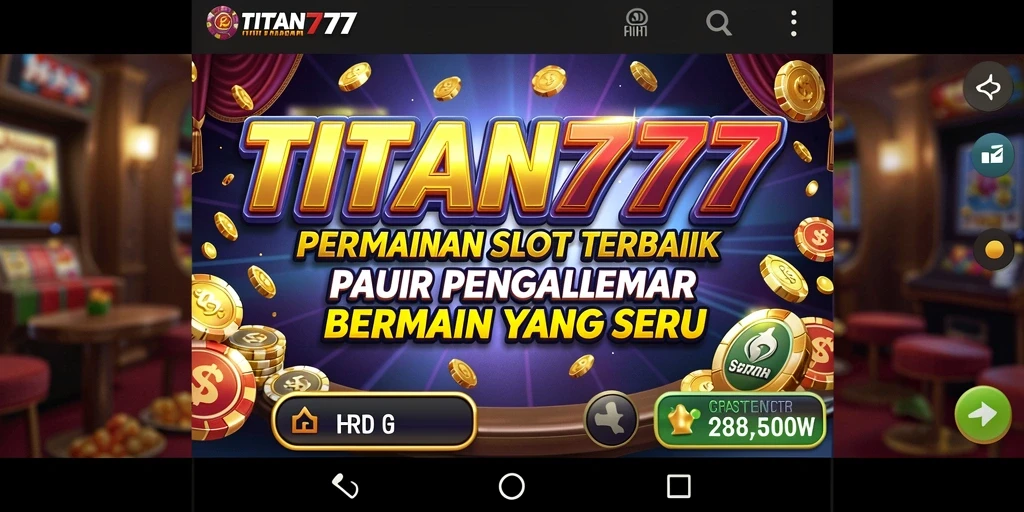 Tampilan gameplay Slot yang mendebarkan di TITAN777.