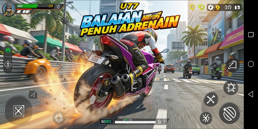 Tampilan gameplay UT77 yang menegangkan dan mendebarkan.